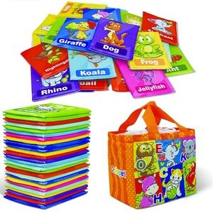 Brand new 26 Dr. Rapeti baby washable cloth alphabet cards